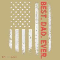 Best Dad Ever With US American Flag Gift For Fathers Day Gift Hoodie thumb 2