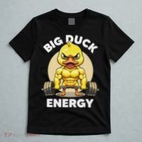 Big Duck Energy Duck Lovers Funny Gym Weightlifting Duck T-Shirt thumb 5