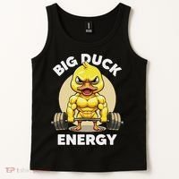 Big Duck Energy Duck Lovers Funny Gym Weightlifting Duck Tank Top thumb 2