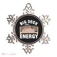 Big Deck Energy | Funny Back Yard Deck Owner & Carpentry Pun Ornament thumb 0