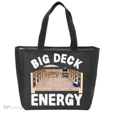 Big Deck Energy | Funny Back Yard Deck Owner & Carpentry Pun Tote Bag