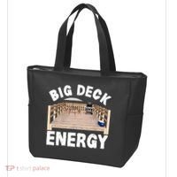 Big Deck Energy | Funny Back Yard Deck Owner & Carpentry Pun Tote Bag thumb 3