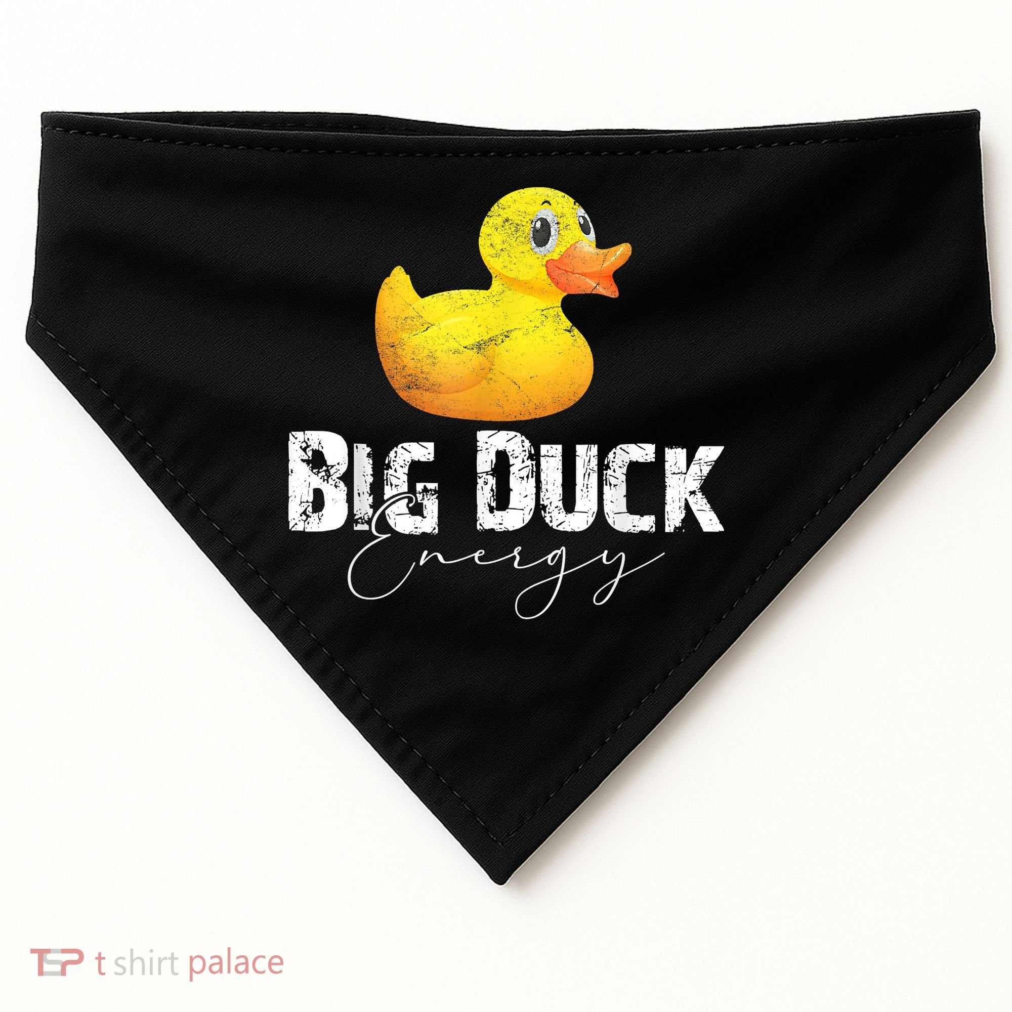 Big Duck Energy Yellow Rubber Duck Lover USA-Made Doggie Bandana