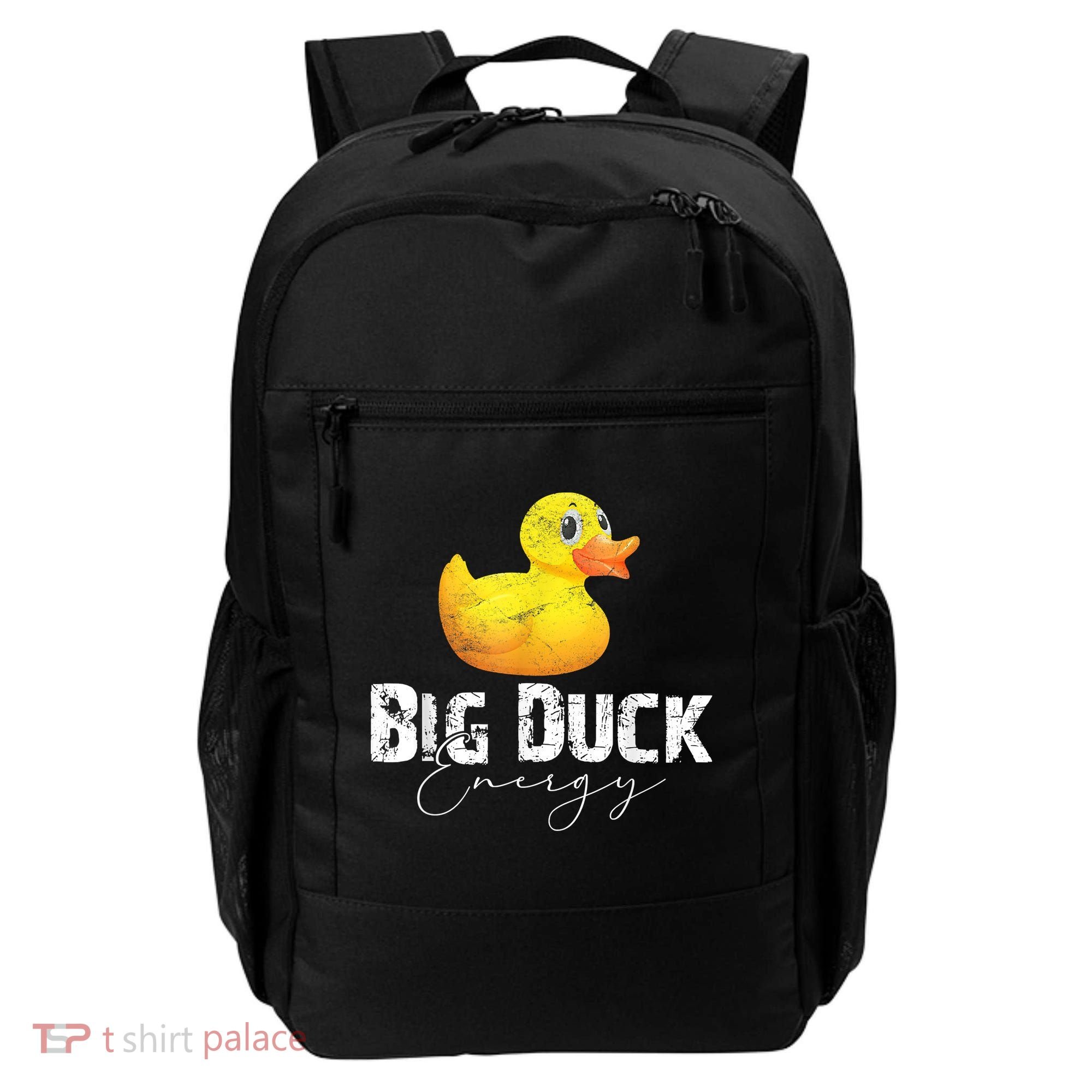 Big Duck Energy Yellow Rubber Duck Lover Backpack