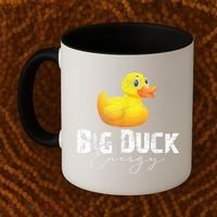 Big Duck Energy Yellow Rubber Duck Lover Coffee Mug thumb 2