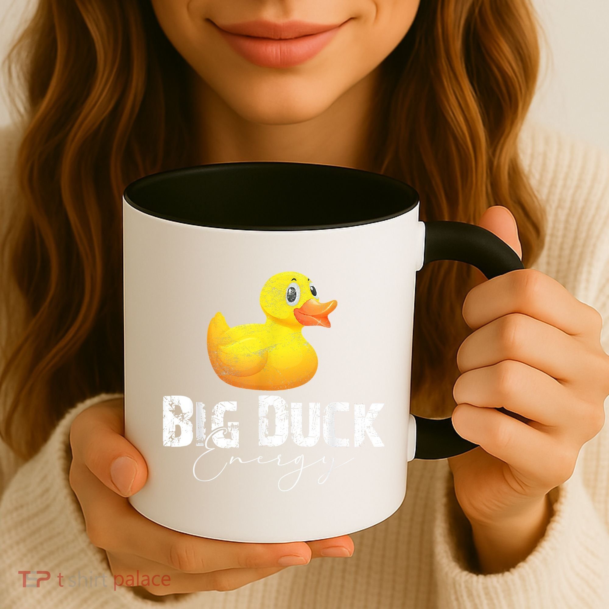 Big Duck Energy Yellow Rubber Duck Lover Coffee Mug