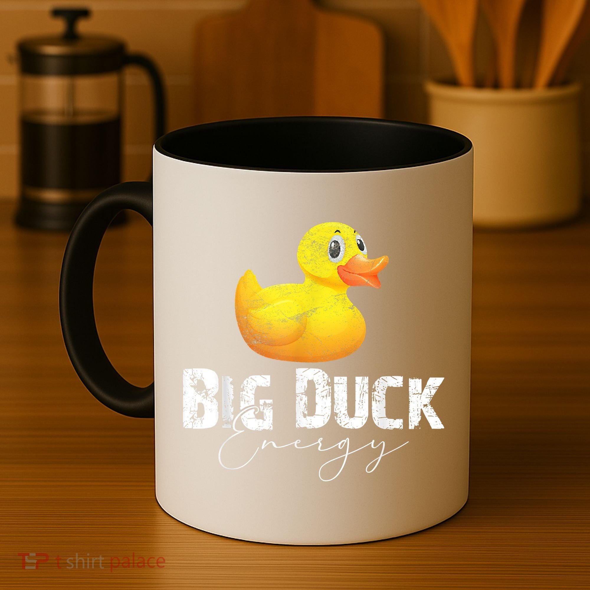 Big Duck Energy Yellow Rubber Duck Lover Coffee Mug