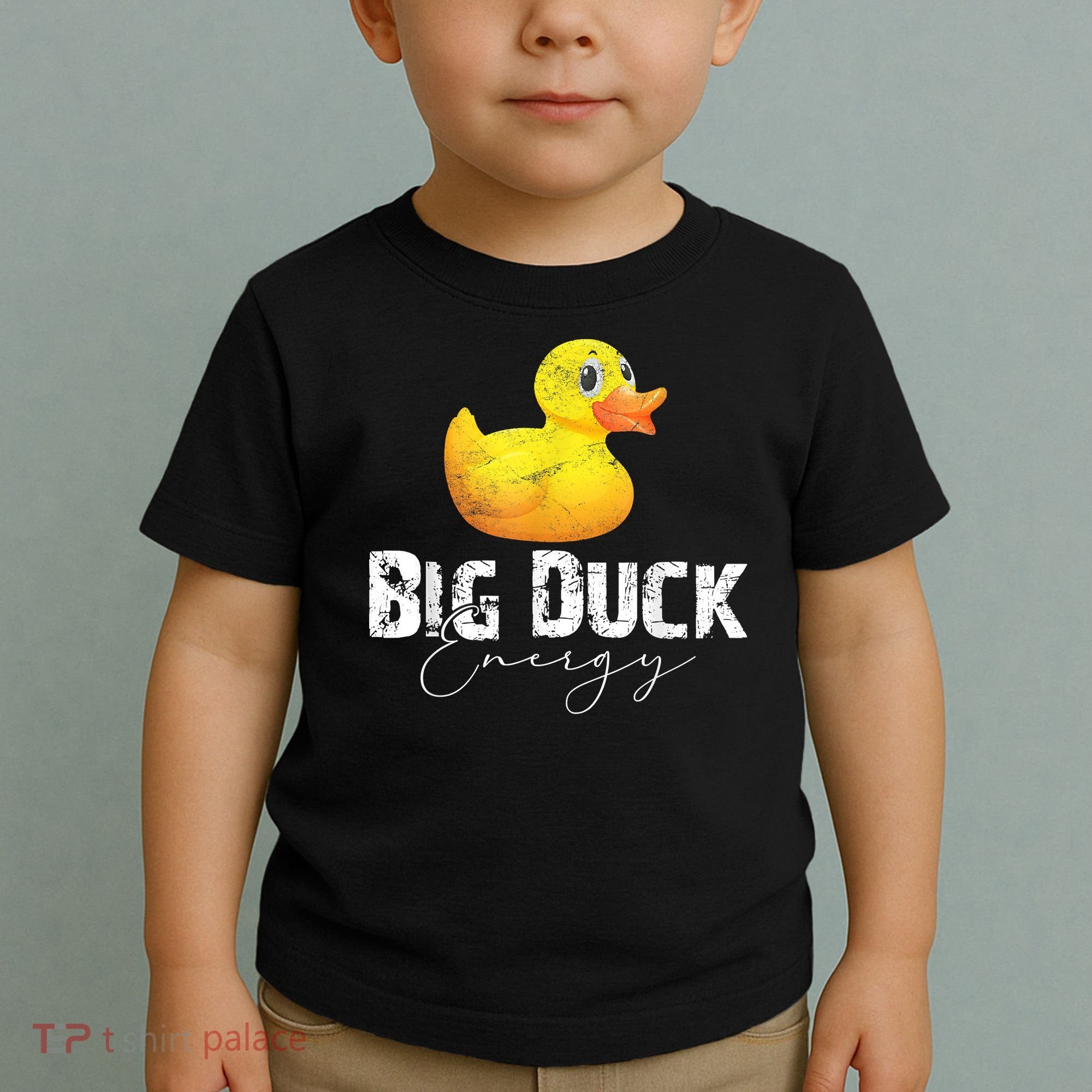 Big Duck Energy Yellow Rubber Duck Lover Toddler T-Shirt