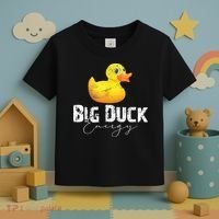 Big Duck Energy Yellow Rubber Duck Lover Toddler T-Shirt thumb 3