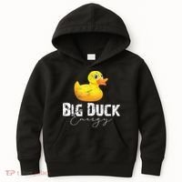 Big Duck Energy Yellow Rubber Duck Lover Kids Hoodie thumb 0