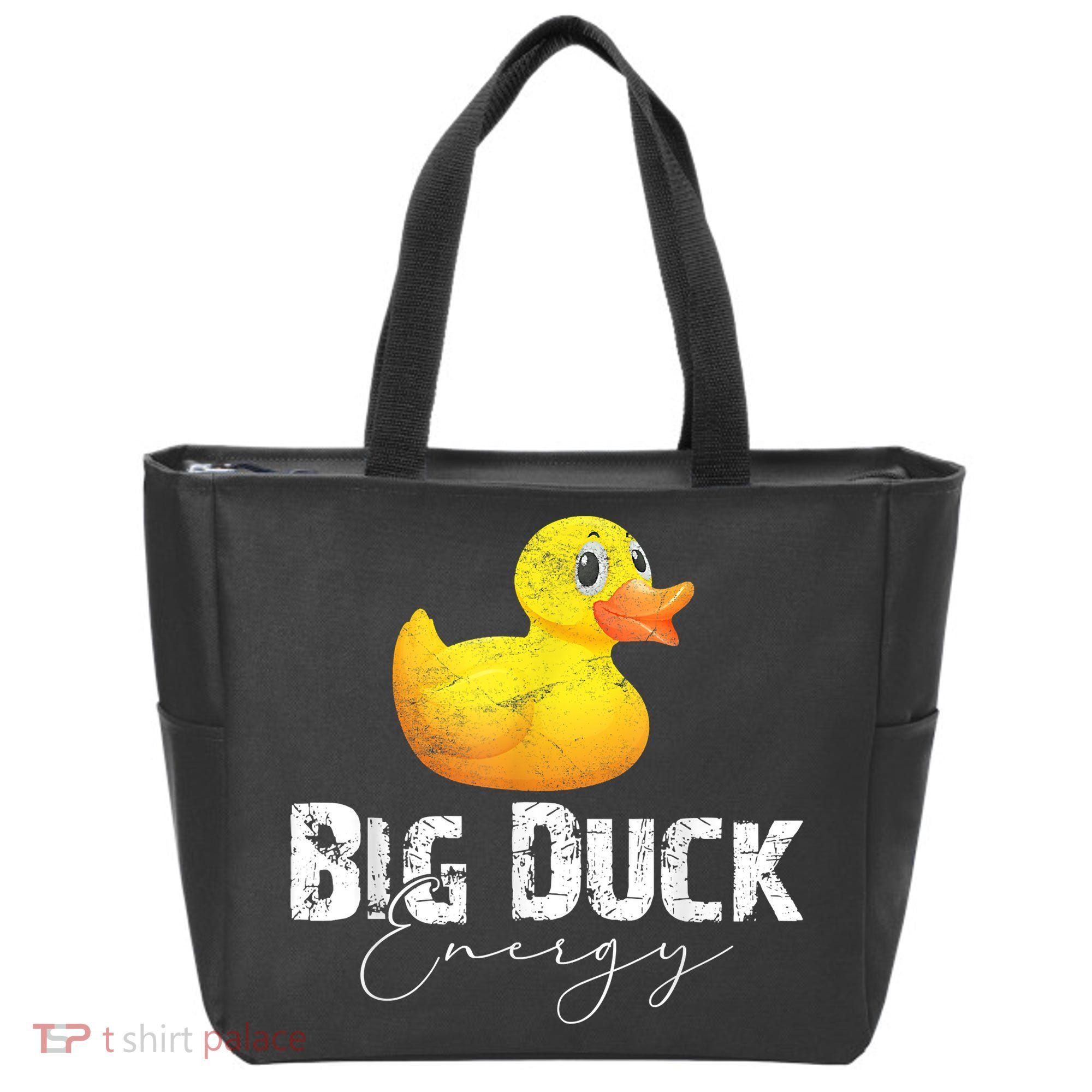 Big Duck Energy Yellow Rubber Duck Lover Tote Bag