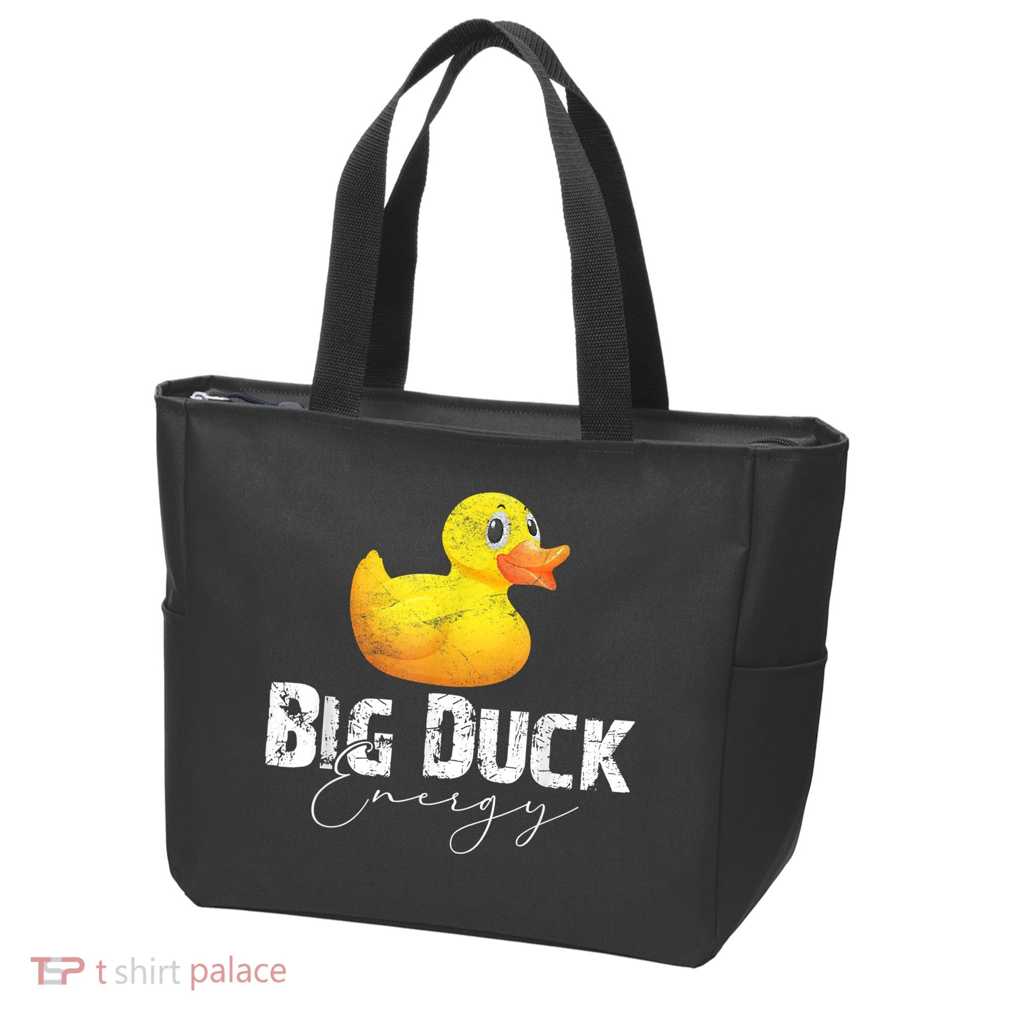 Big Duck Energy Yellow Rubber Duck Lover Tote Bag