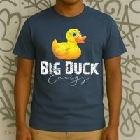 Big Duck Energy Yellow Rubber Duck Lover T-Shirt thumb 3