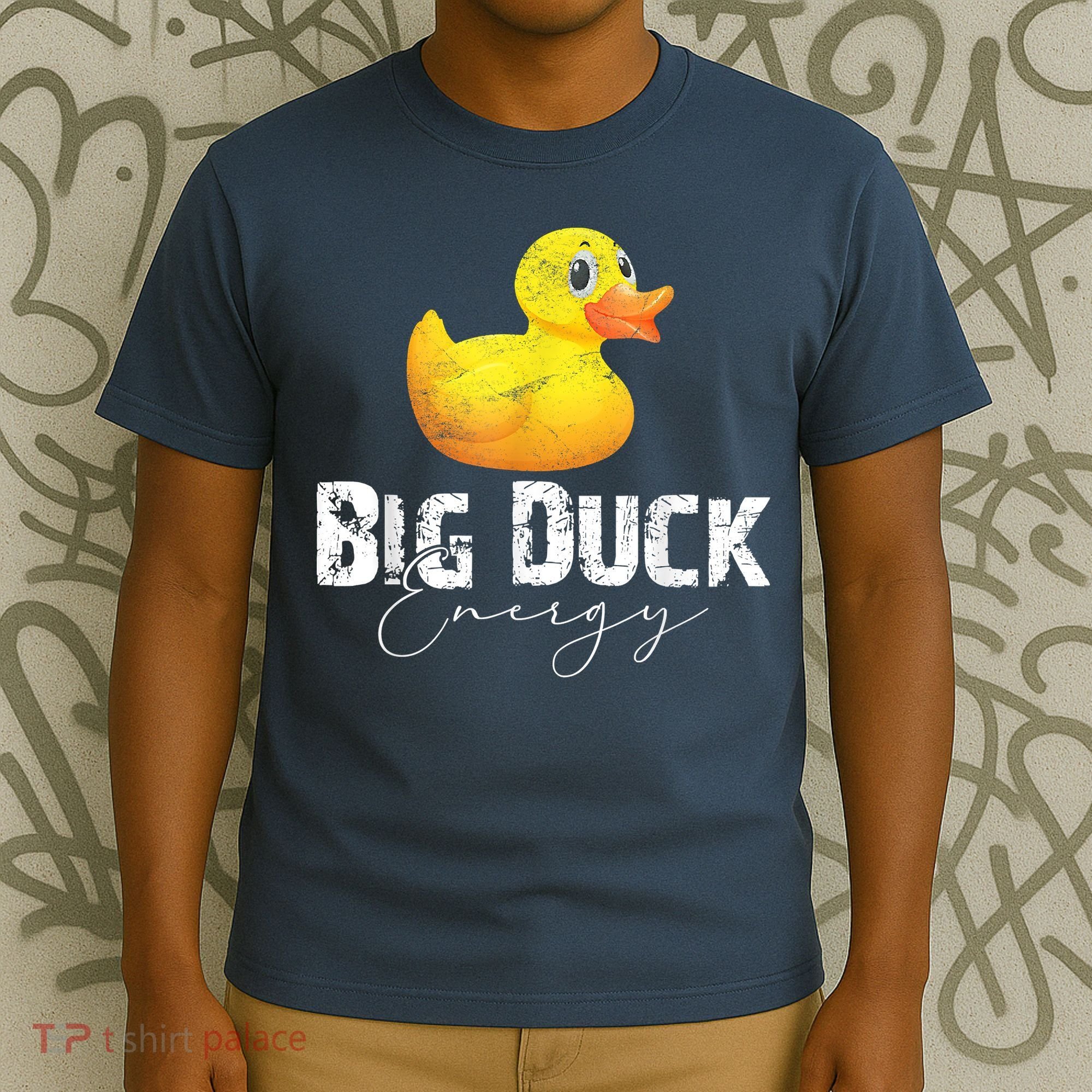 Big Duck Energy Yellow Rubber Duck Lover T-Shirt