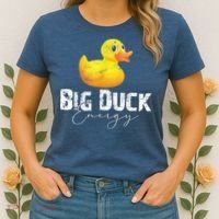 Big Duck Energy Yellow Rubber Duck Lover Women's T-Shirt thumb 2