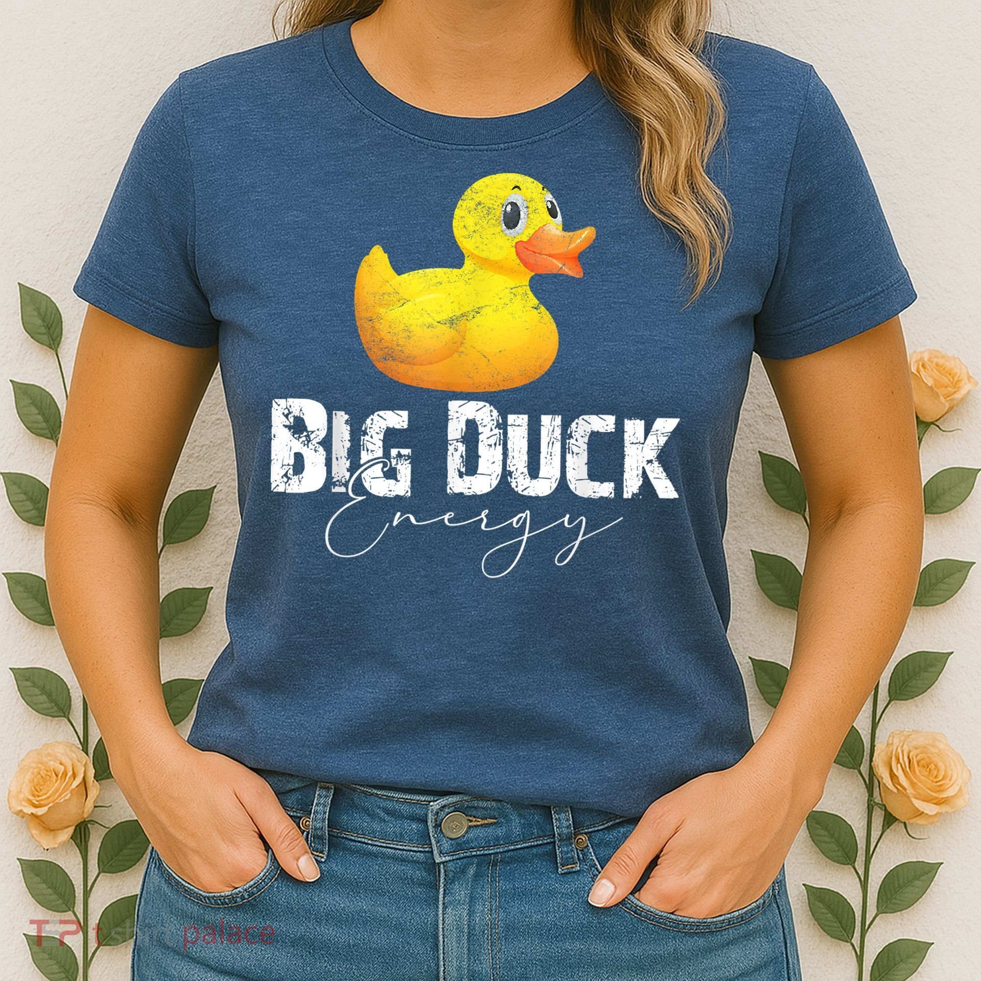 Big Duck Energy Yellow Rubber Duck Lover Women's T-Shirt