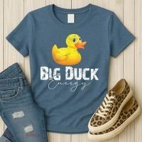 Big Duck Energy Yellow Rubber Duck Lover Women's T-Shirt thumb 3