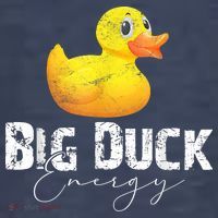 Big Duck Energy Yellow Rubber Duck Lover Women's T-Shirt thumb 6