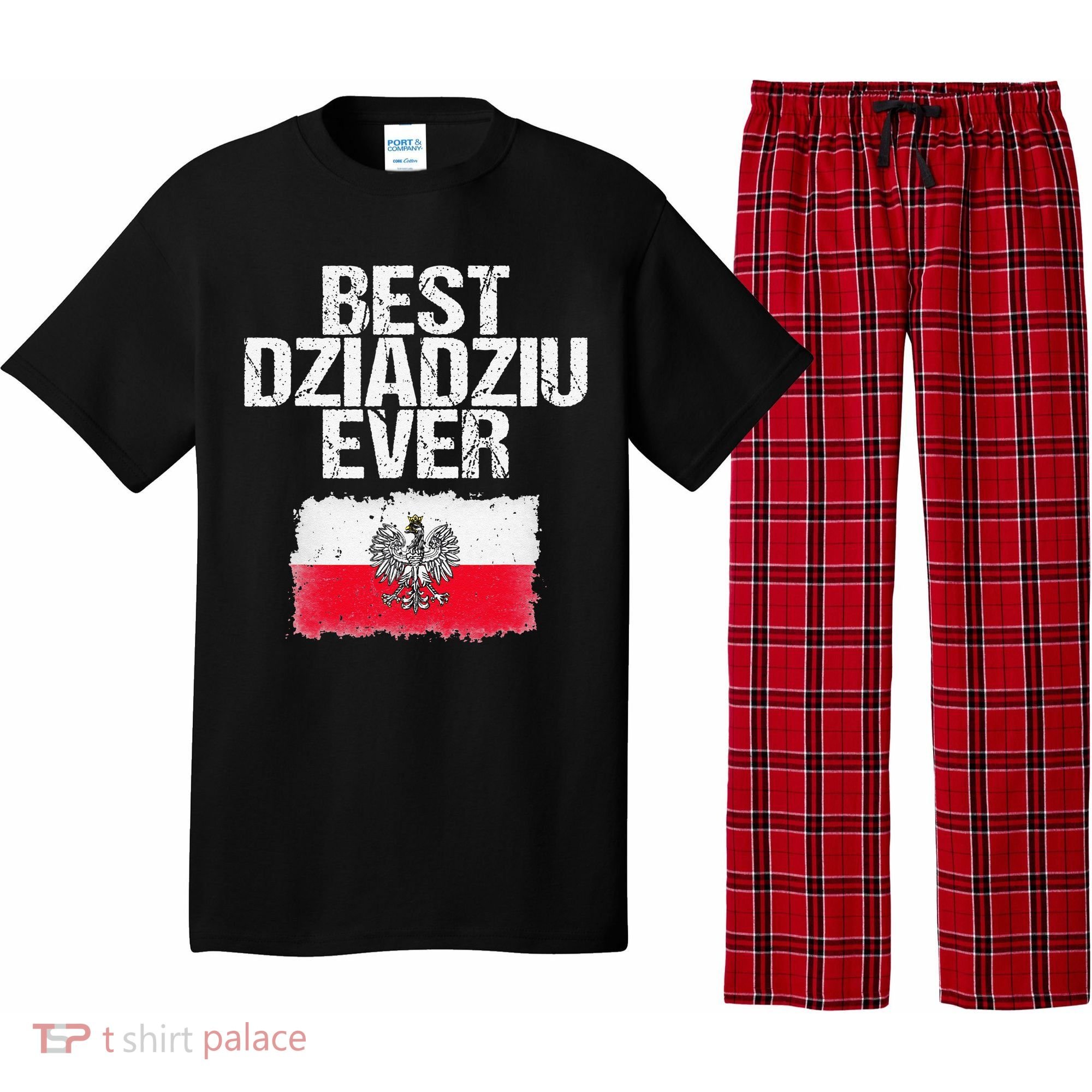 Best Dziadziu Ever Fathers Day Polish Grandpa Gift Pajama Set