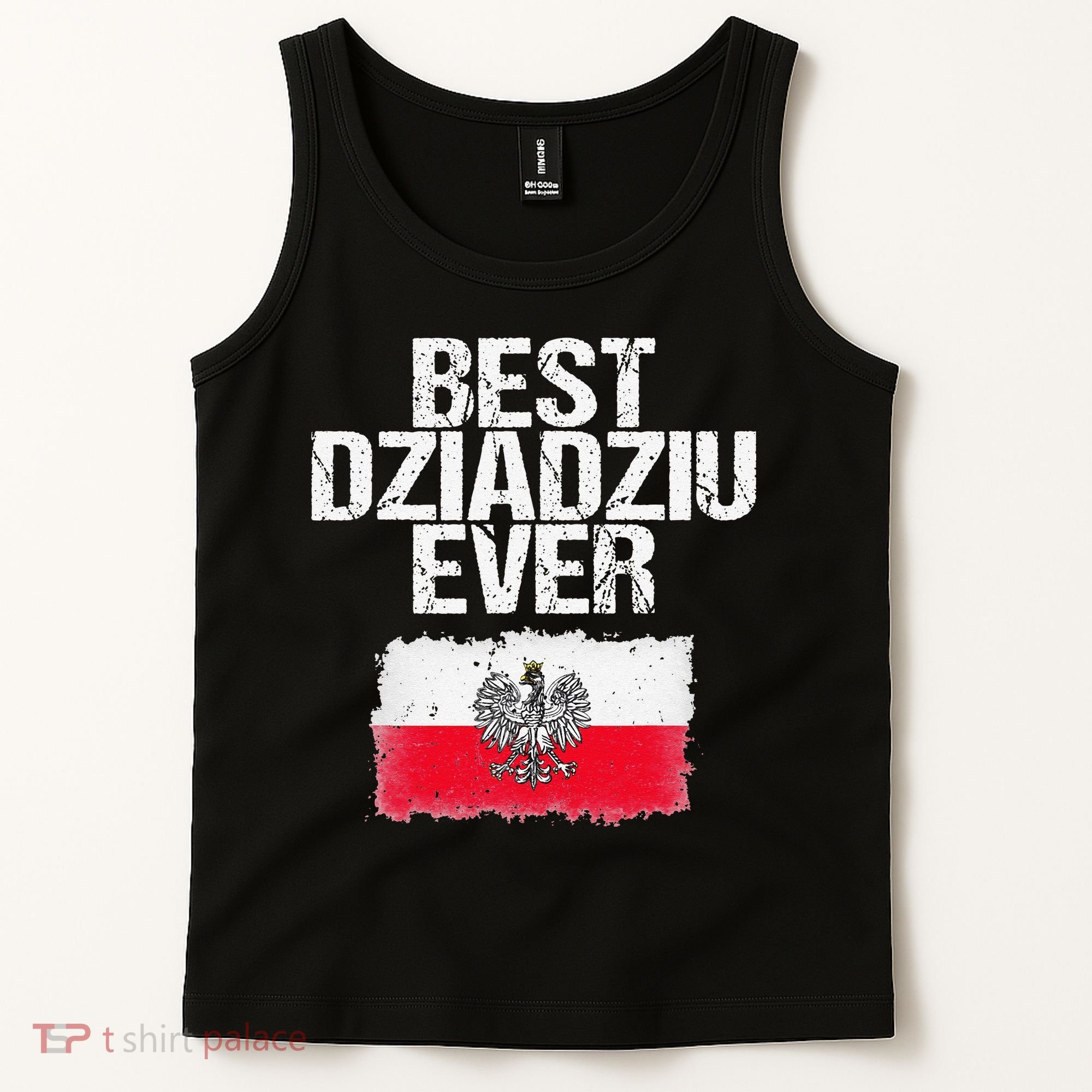 Best Dziadziu Ever Fathers Day Polish Grandpa Gift Tank Top