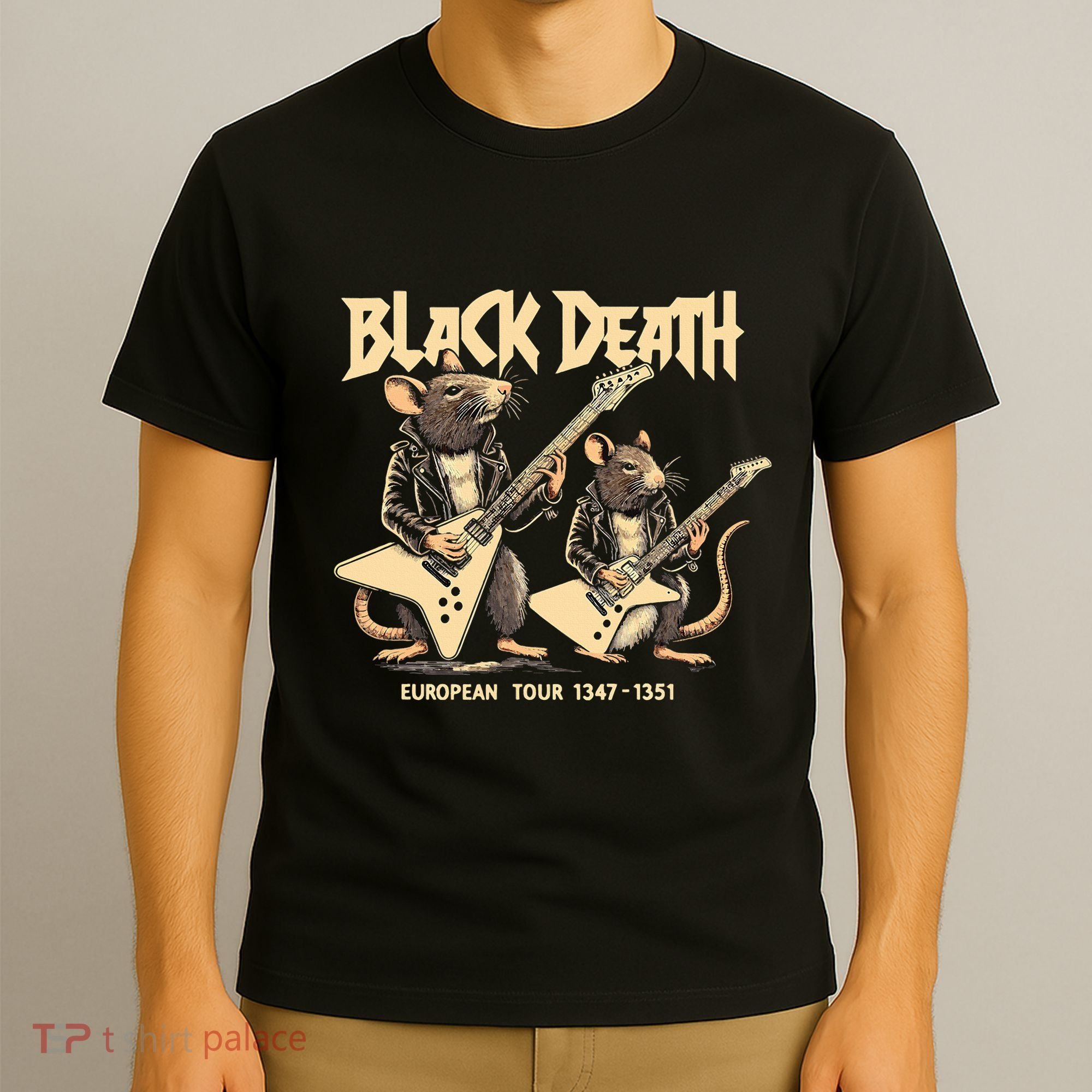 Black Death European Ren Faire Medieval History Goth T-Shirt