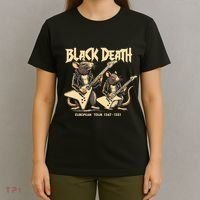 Black Death European Ren Faire Medieval History Goth T-Shirt thumb 4