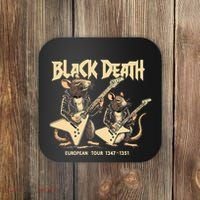 Black Death European Ren Faire Medieval History Goth Coaster thumb 0