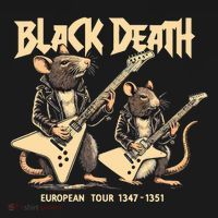 Black Death European Ren Faire Medieval History Goth Women's Tank Top thumb 5