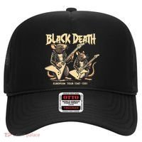 Black Death European Ren Faire Medieval History Goth Hat thumb 0
