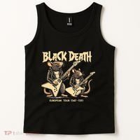 Black Death European Ren Faire Medieval History Goth Tank Top thumb 2