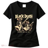 Black Death European Ren Faire Medieval History Goth Women's T-Shirt thumb 0