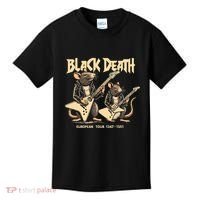 Black Death European Ren Faire Medieval History Goth Kids T-Shirt thumb 0
