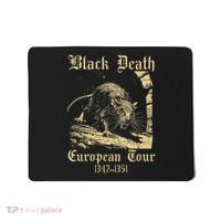Black Death European Tour Retro Plagues Doctor Art Mousepad thumb 0