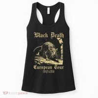 Black Death European Tour Retro Plagues Doctor Art Women's Tank Top thumb 0