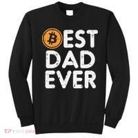 Best Dad Ever Bitcoin Crypto Cryptocurrency Daddy Papa Sweatshirt thumb 0