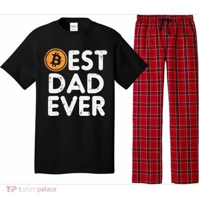 Best Dad Ever Bitcoin Crypto Cryptocurrency Daddy Papa Pajama Set
