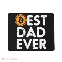 Best Dad Ever Bitcoin Crypto Cryptocurrency Daddy Papa Mousepad thumb 0