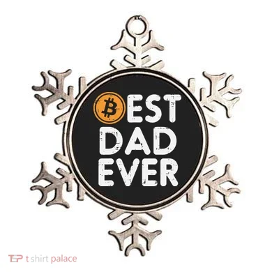 Best Dad Ever Bitcoin Crypto Cryptocurrency Daddy Papa Ornament