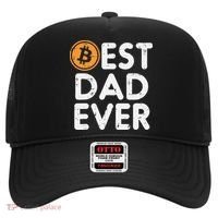 Best Dad Ever Bitcoin Crypto Cryptocurrency Daddy Papa Hat thumb 0