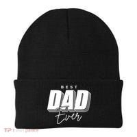 Best Dad Ever Retro Gift Beanie thumb 0