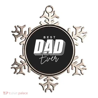 Best Dad Ever Retro Gift Ornament