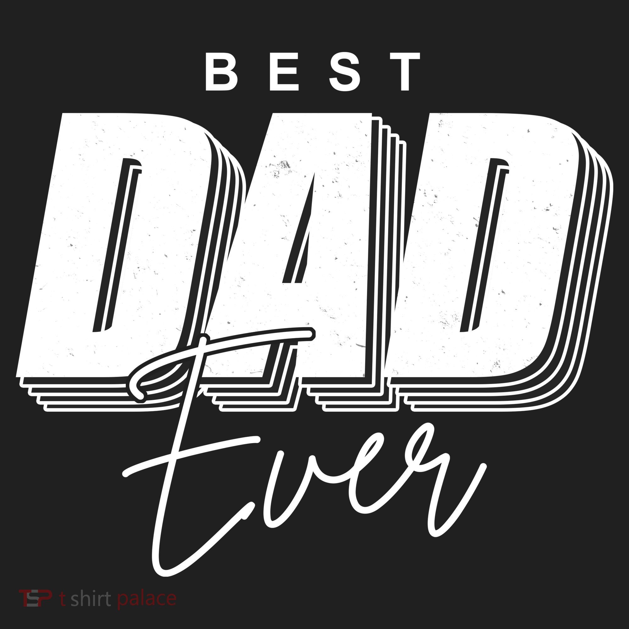 Best Dad Ever Retro Gift Golf Towel