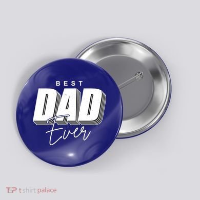 Best Dad Ever Retro Gift Button