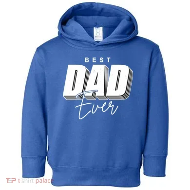 Best Dad Ever Retro Gift Toddler Hoodie
