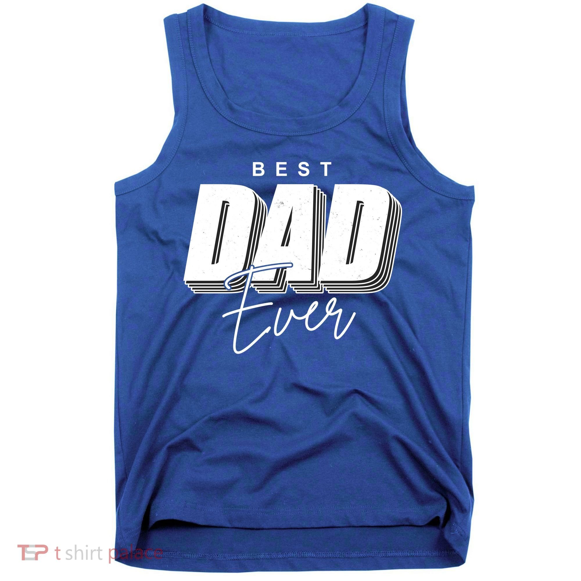 Best Dad Ever Retro Gift Tank Top