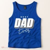 Best Dad Ever Retro Gift Tank Top thumb 2