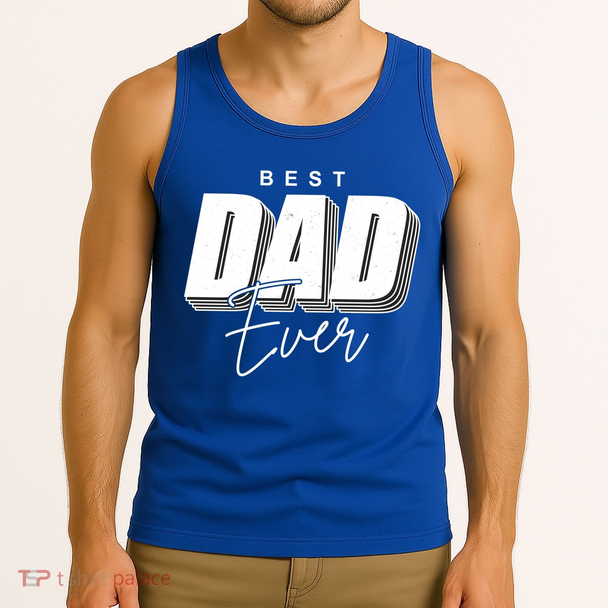 Best Dad Ever Retro Gift Tank Top