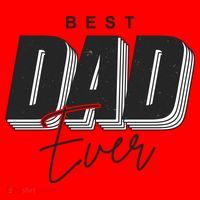 Best Dad Ever Retro Gift Santa Hat thumb 1