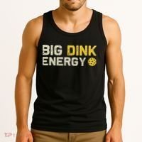 Big Dink Energy Pickleball Funny Dinking Pickle Ball Lover Tank Top thumb 3