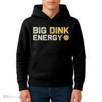Big Dink Energy Pickleball Funny Dinking Pickle Ball Lover Kids Hoodie thumb 4